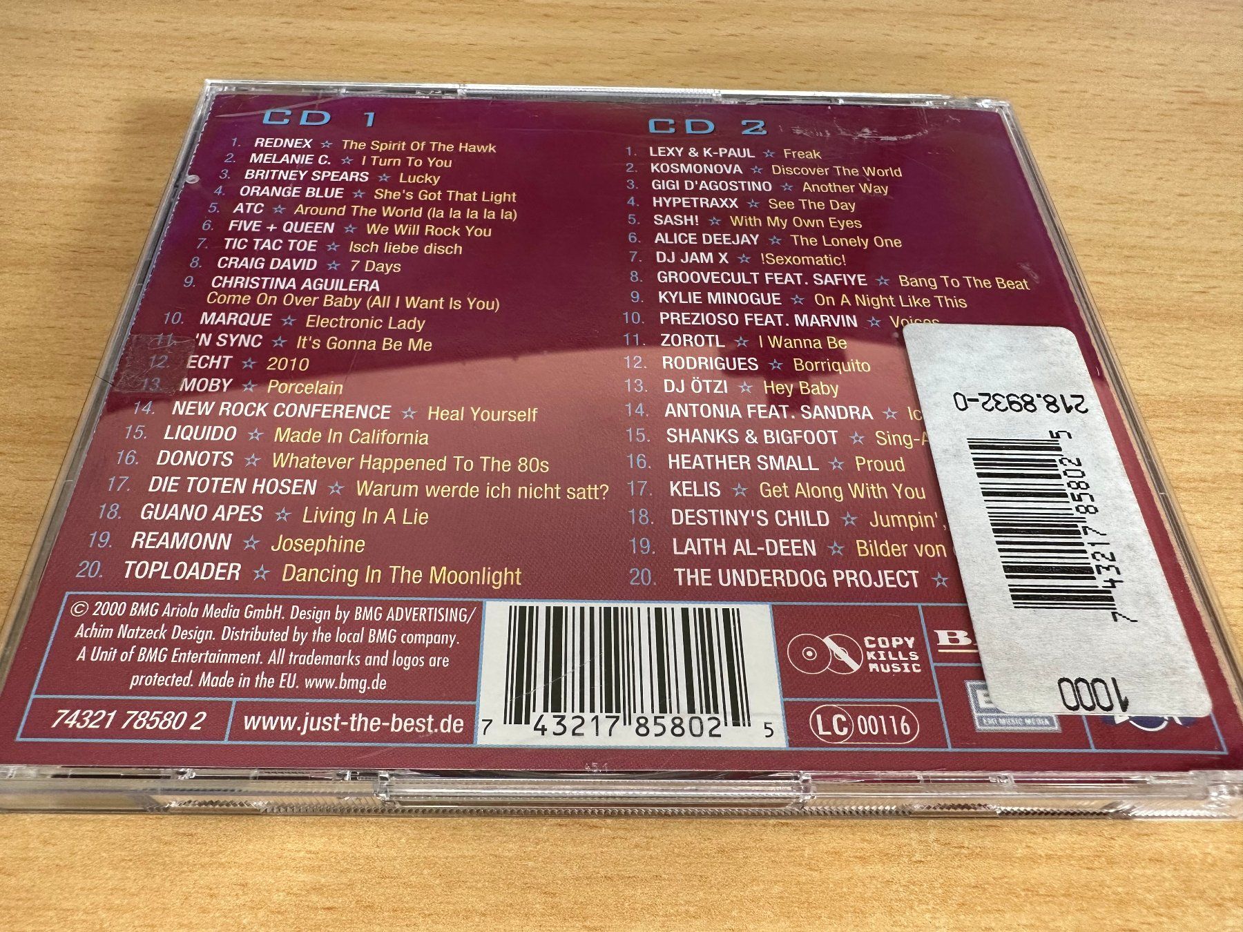 CD: Various – Just The Best 4/2000 – Usato da Rikon im Tösstal venduto da Alpenmutz 1