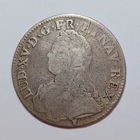 1 Ecu 1726 (9, Rennes) Ludwig XV. Frankreich