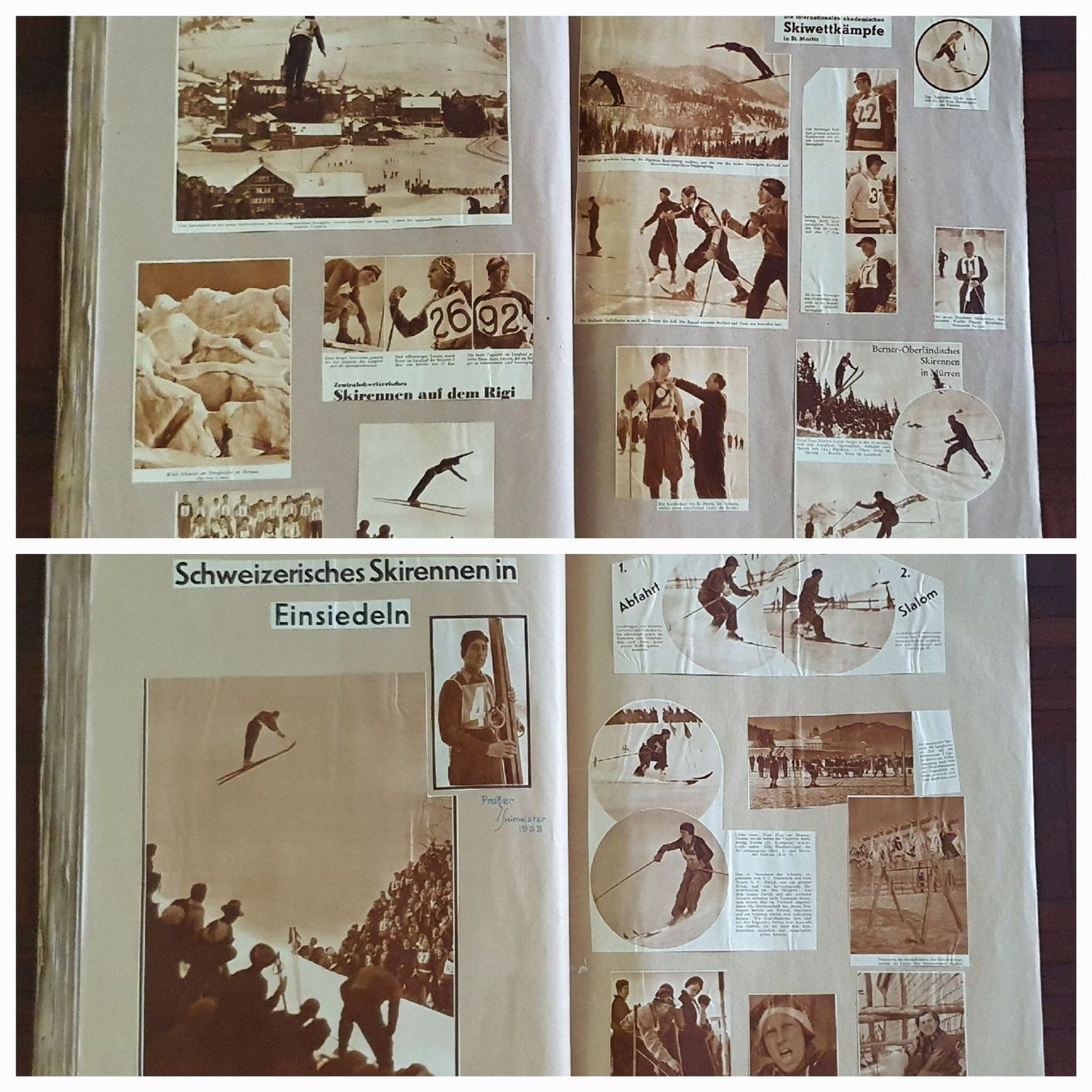 Riviste & Magazine: Grosses Heft mit Sport u. Flug- Ereignisse 1932/33 – Usato da Kreuzlingen venduto da Rschweiz1 9
