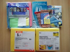 Reinigungstücher / Mikrofaser / Kupfer-Tücher / Set