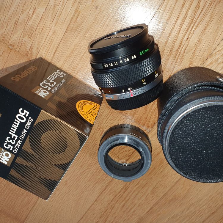 Halbrahmen Objektivkappe Forster UK Olympus STIFT Halterung Für