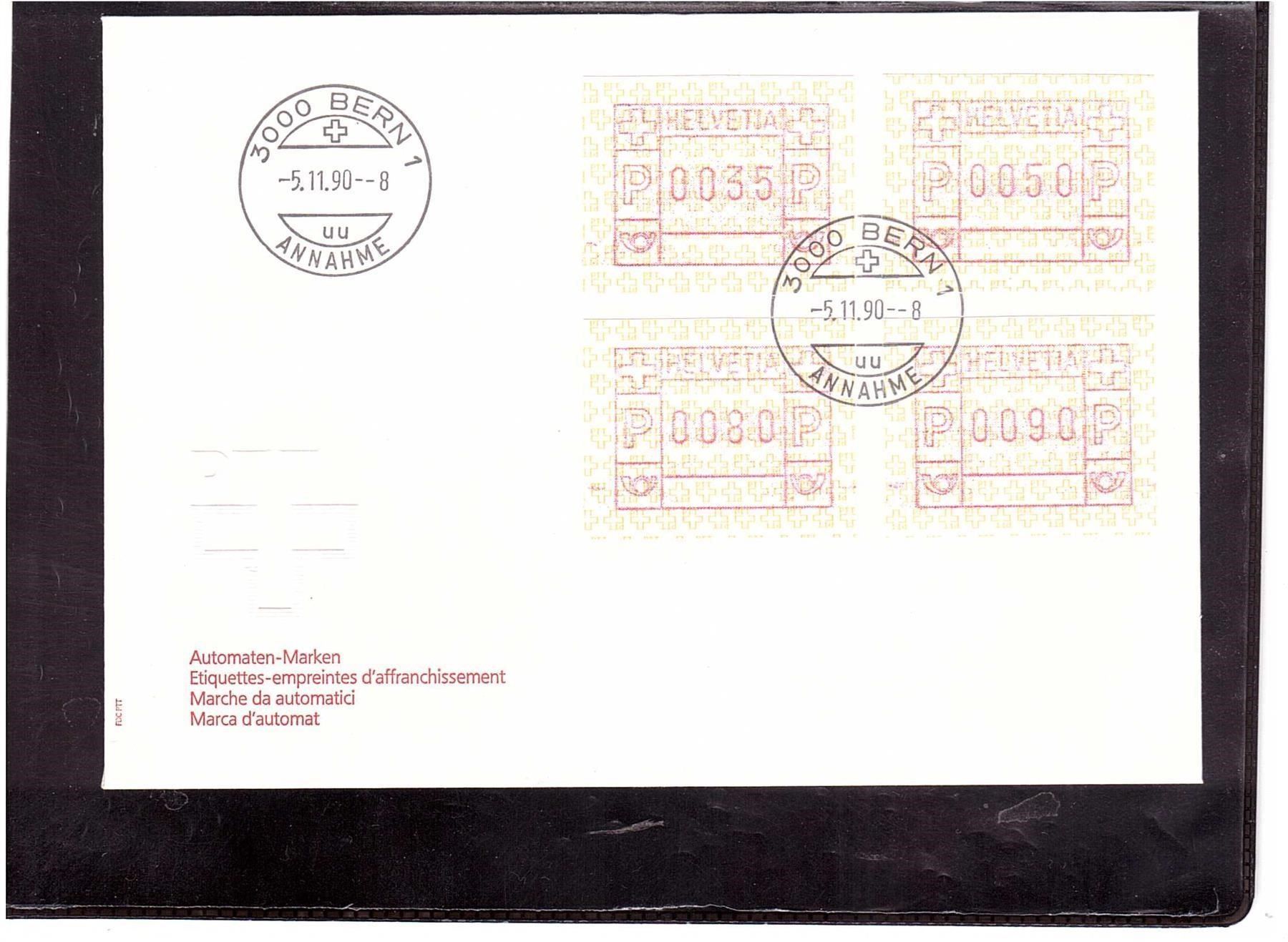 Tutti i francobolli: 1990 FDC ATM-Typ 8A aus ABO – Nuovo (secondo la descrizione) da Rheinau venduto da loxis