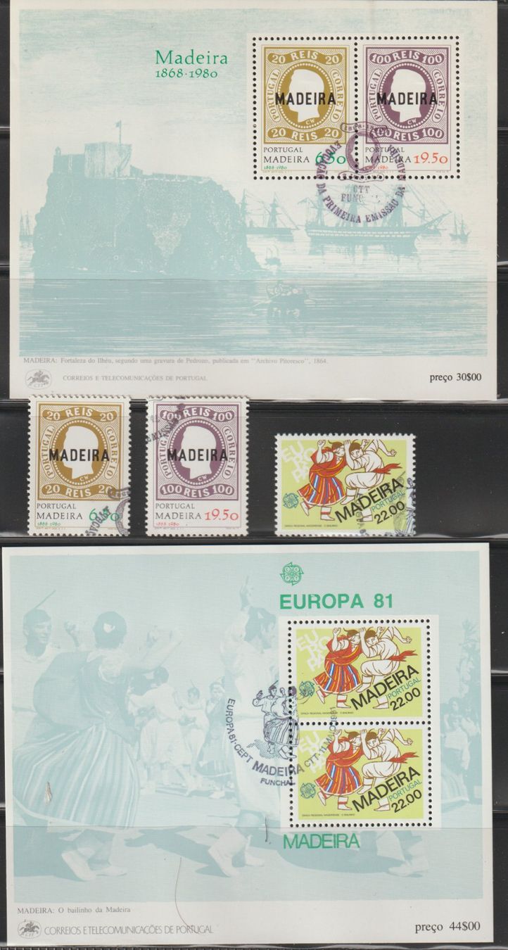 Alle Briefmarken: Madeira Europa – Gebraucht aus Crans-Montana von kira56