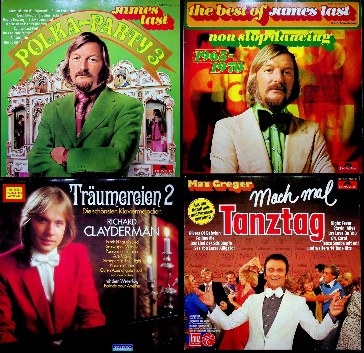 Dischi in vinile: LP-Schallplatten: James Last, Richard Clayderman, Max Greger – Usato da Hilterfingen venduto da Tomz