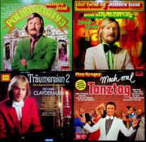 LP-Schallplatten: James Last, Richard Clayderman, Max Greger