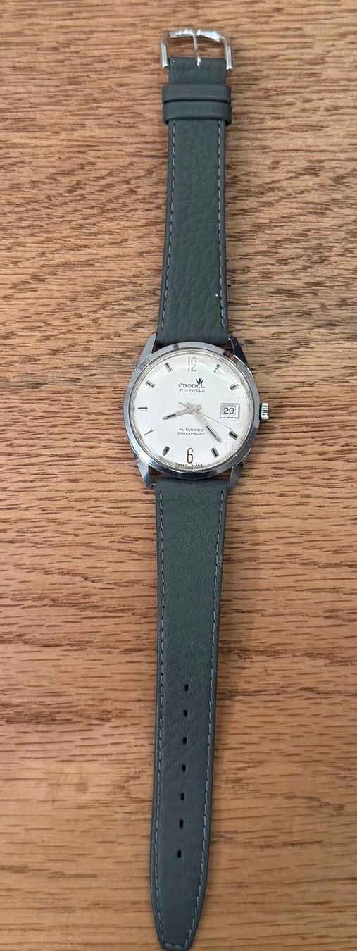 Swiss Orologi: Cronel  Automatic 36 mm Schweizer vintage funktionsfähig – Usato da Zürich venduto da Fidel59 8