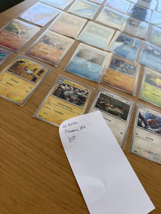 Pokémon Cartes à collectionner: Pokemon 151 Sammlung japanisch – Neuf (Voir description) à Oberengstringen par sigurros 2
