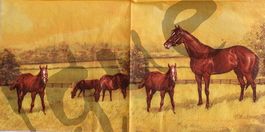 Serviette mare with a colt painting (1518) 2Stk.