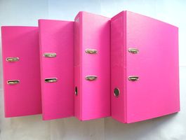 4 Ordner Pink 7cm breit