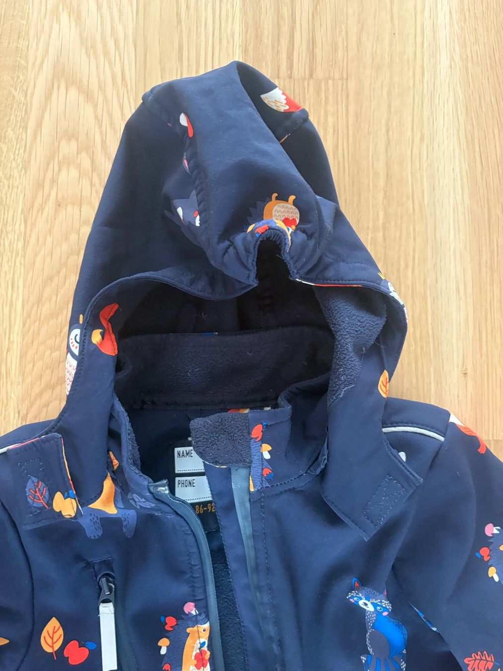 Tute: Kinder Softshell Overall blau mit Tiermotiv gebraucht – Usato da Oensingen venduto da Diksik 4