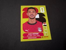 Panini FIFA Fussball WM 2026 Sticker Ahmed Fatouh EGV 9