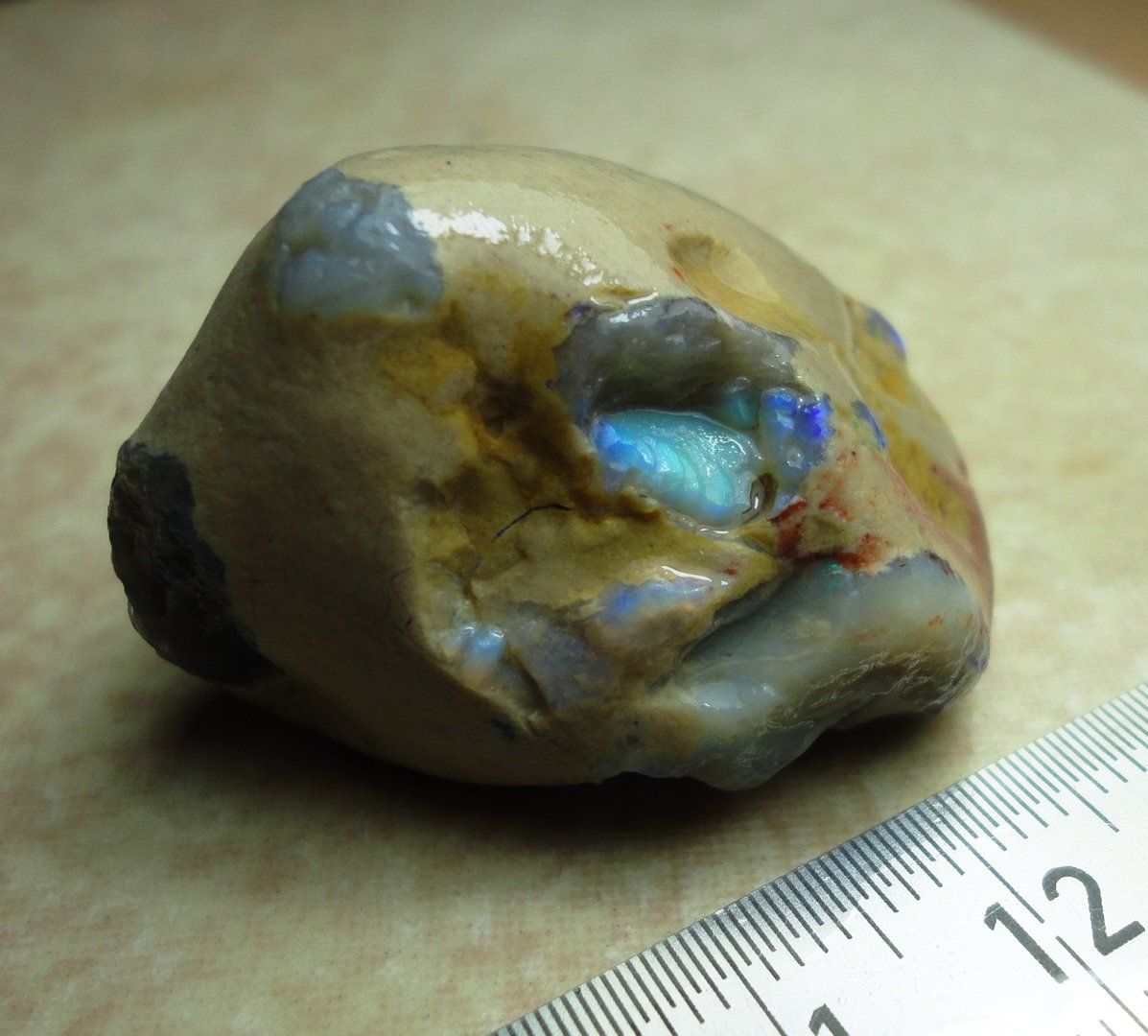 Pietre preziose: Schwarzer Opal 80ct Lightning Ridge Australien – Nuovo e nell'imballaggio originale da zuerich venduto da Jewlsdesign 3