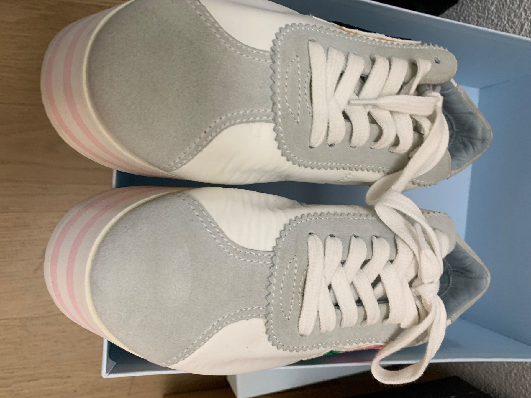 Scarpe da donna: Sneakers white grey size 36/37platform sole new – Nuovo (secondo la descrizione) da Kilchberg ZH venduto da RebeccaPhil 3