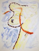 Acryl auf Papier: Rounded