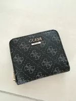 GUESS Damen Portemonnaie / Geldbörse Schwarz Logo Print