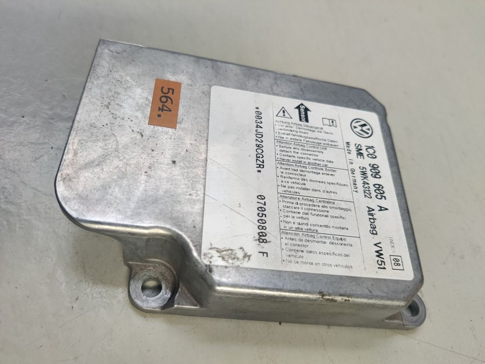 VW T5 AirbagSteuergerät 1C0 909 605 A Kaufen auf Ricardo