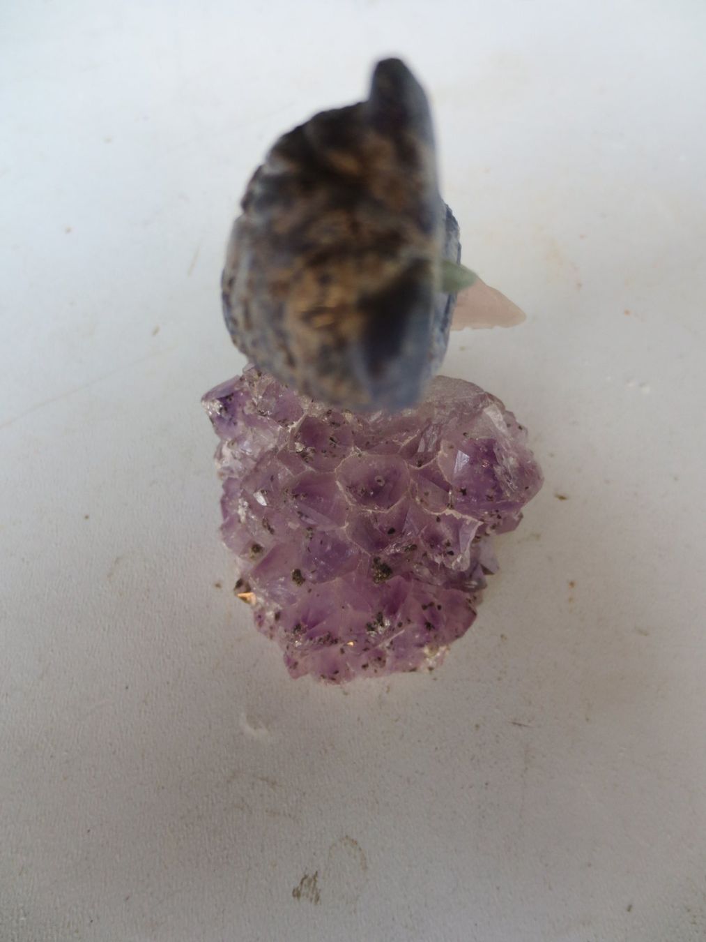 Mineralien & Heilsteine: Amethyst Eule – Gebraucht aus Weier im Emmental von waefler03 4