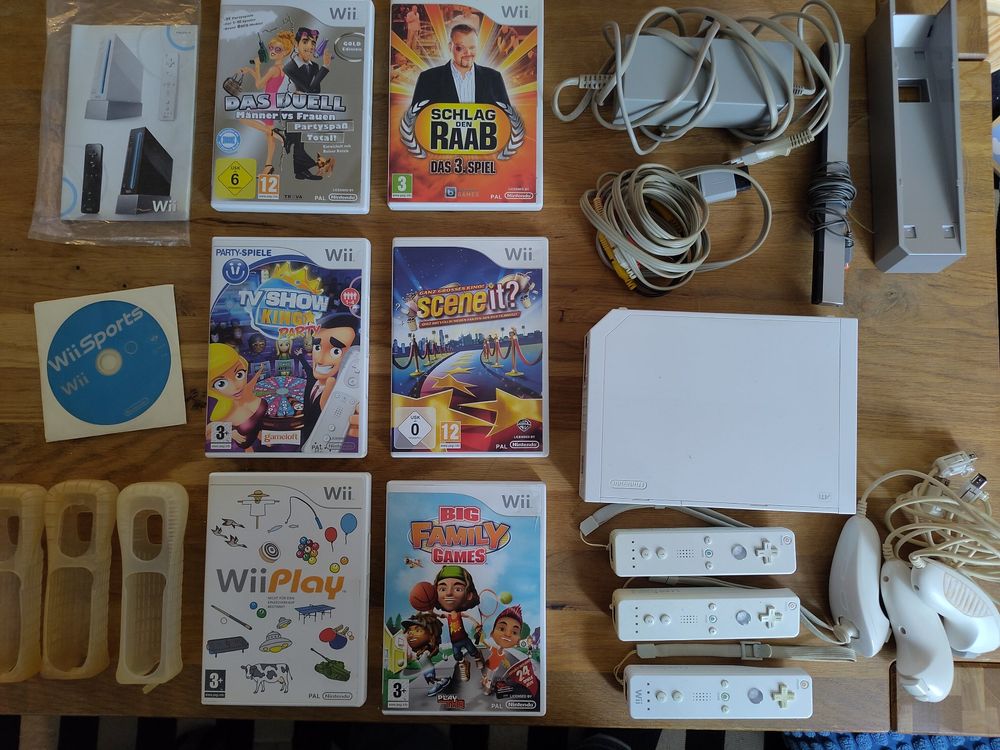 Nintendo Wii Konsole mit 7 Spielen für Party mit Freunden 1