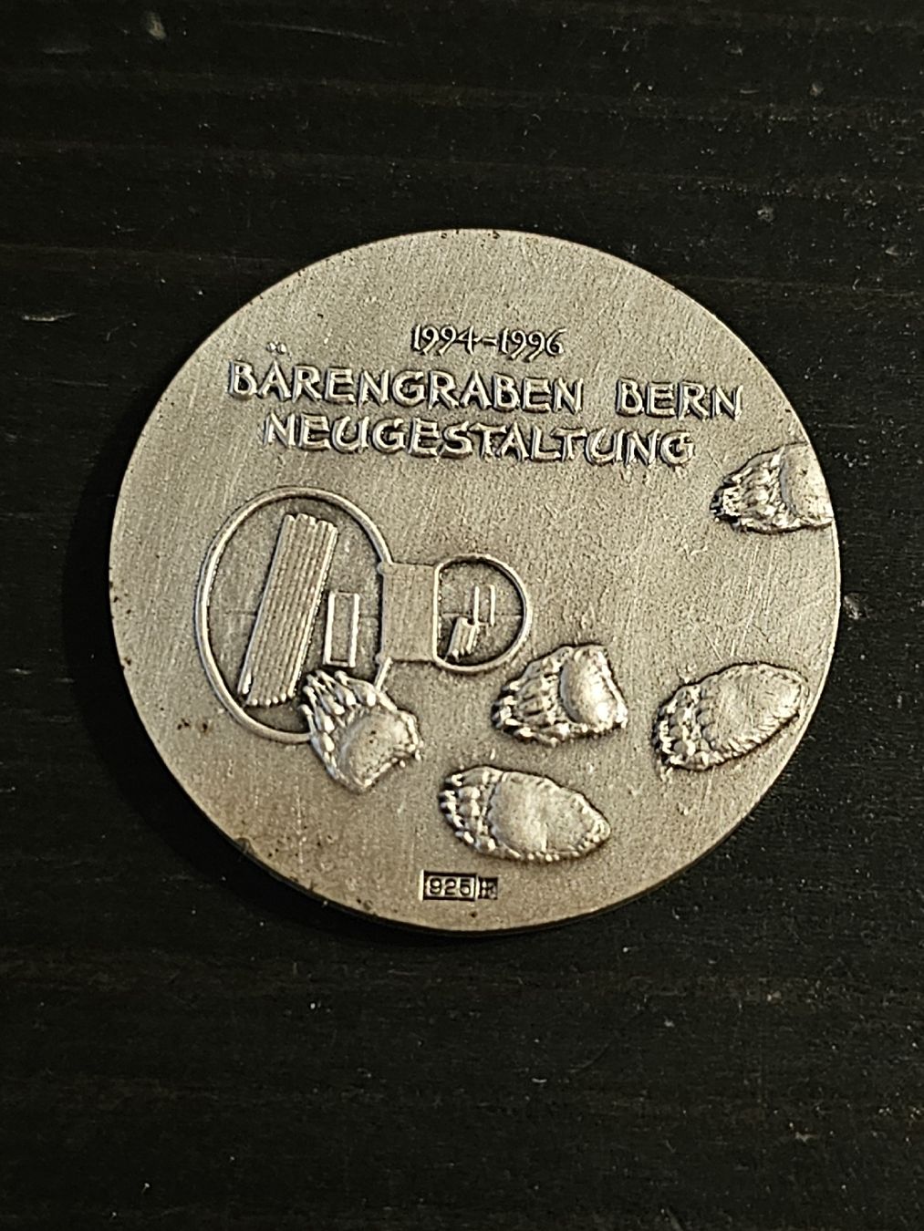 Medaglie: Bärengraben Bern/Neugestaltung 1994-1996 – Usato da la neuveville venduto da houeka 1