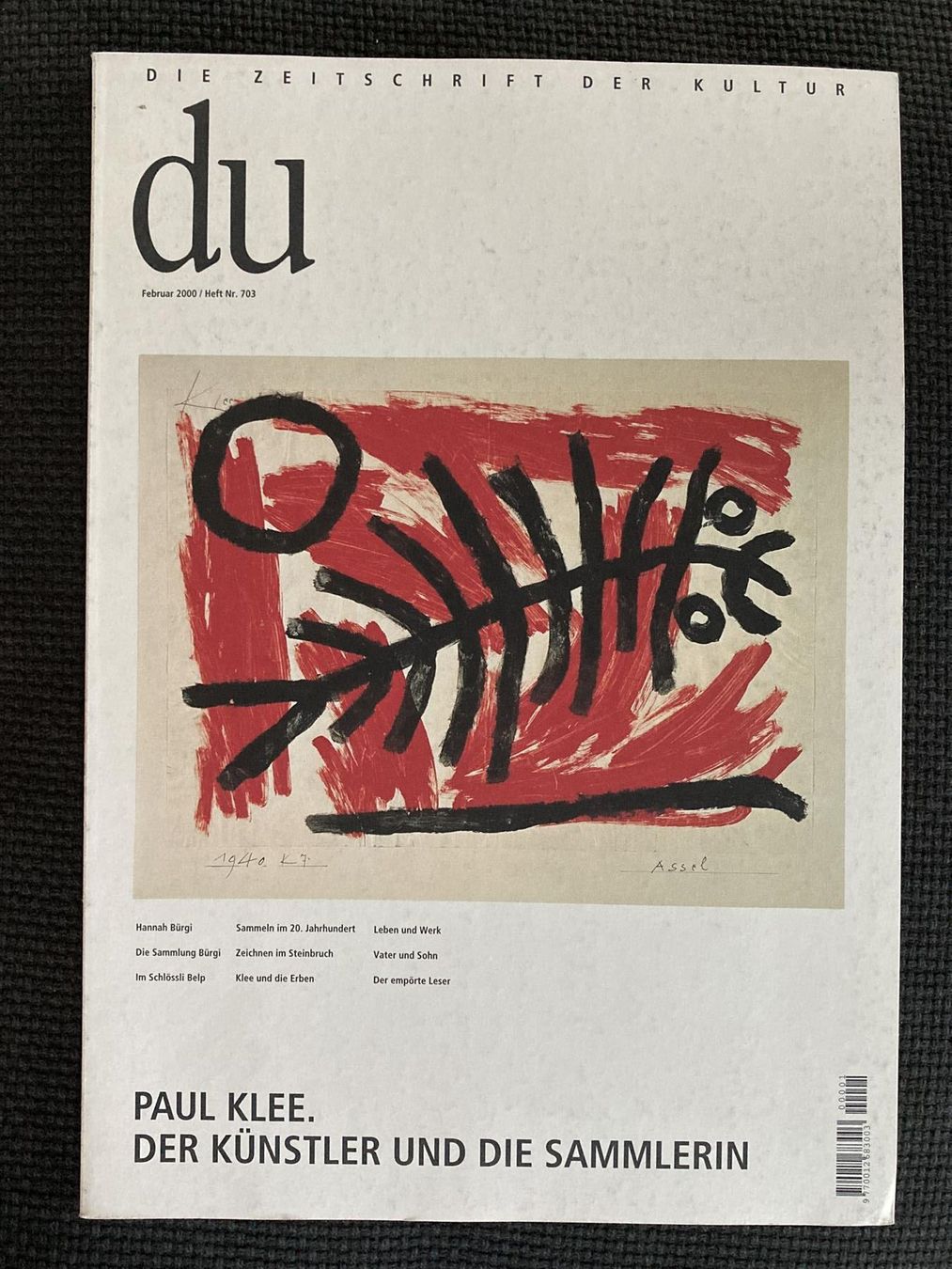 Riviste & Magazine: DU Kulturmagazin, Paul Klee – Usato da Baden venduto da Yoyo1