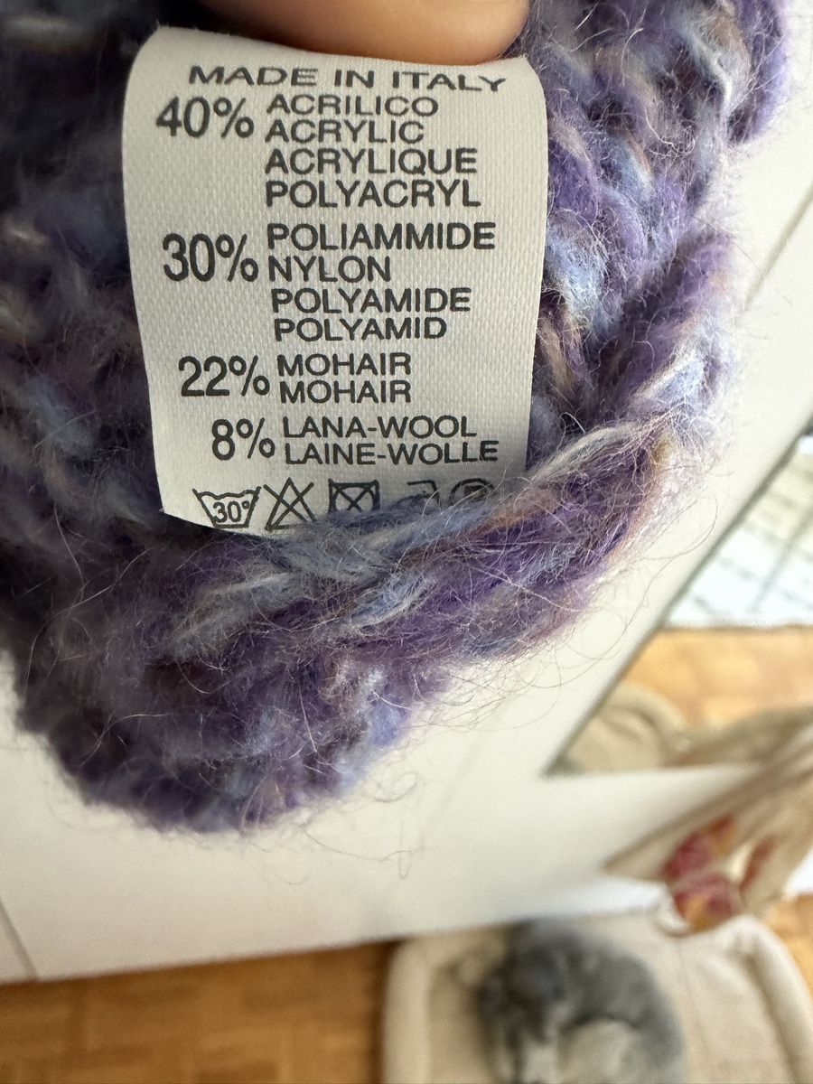 Pulls & Sweat-shirts: Pull violet Mohair/Laine TU large – D'occasion à Genève par sar_852v 2