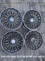 XXR 553 18x8.75 ET36 5x100 und 5x114,3