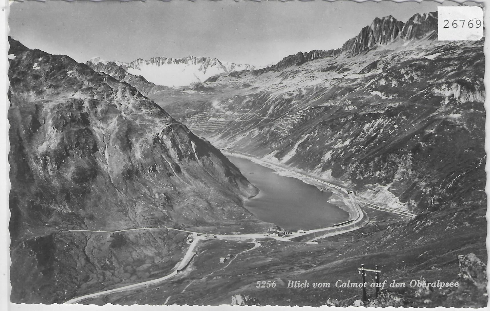Ansichtskarten: Blick vom Calmot auf den Oberalpsee – Gebraucht aus Ettingen von Kartenplanet