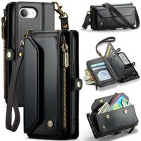 Black Hülle Kartenhalter für iPhone 17 16 15 14 13