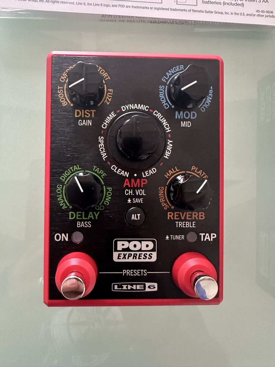 Line 6 Strumenti musicali: Line 6 POD Express Gitarren Bodeneffekte Neu – Nuovo e nell'imballaggio originale da Watt venduto da Gini120 3