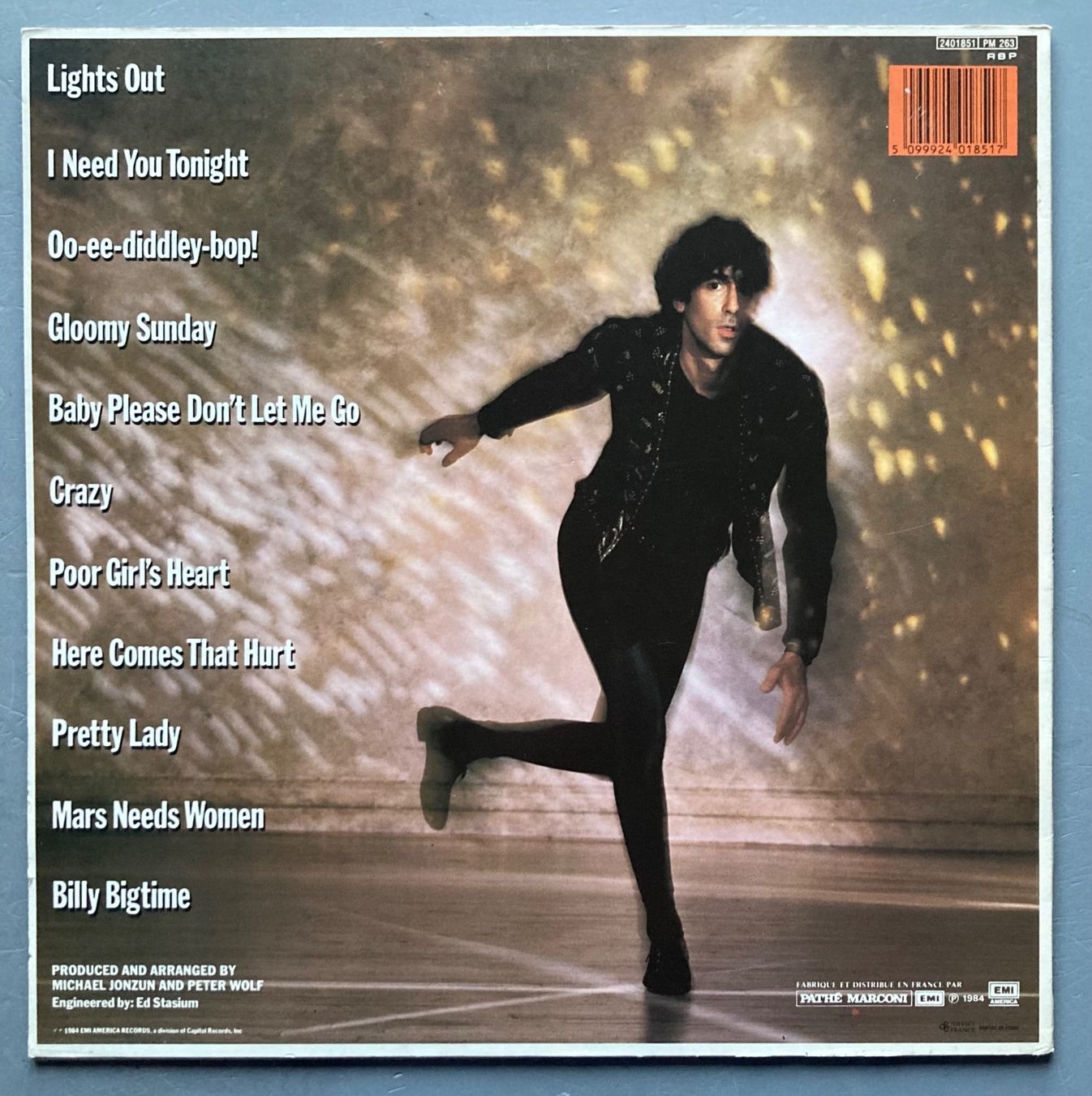Dischi in vinile: THE J. GEILS BAND / PETER WOLF - LIGHTS OUT – Usato da Poliez-Pittet venduto da Newtown-Records 1