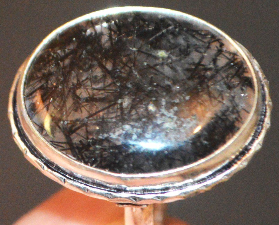Anelli: Ring L-3514 – Schwarzer Rutil 19cm Innendurchmesser – Nuovo e nell'imballaggio originale da Goldiwil (Thun) venduto da han_v5b7 2