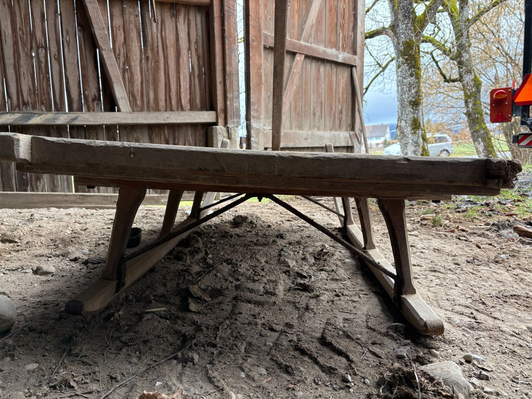 Slitta: Holzschlitten, Antik – Usato da Mönchaltorf venduto da Tschibi 3