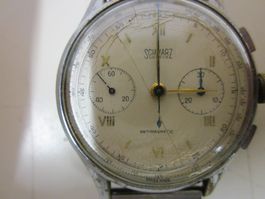 Antik Watch Chronograph (Universal) Schwarz Genève 1940.1950