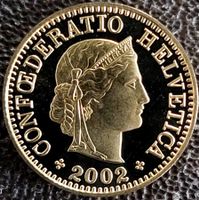 5 Rappen 2002 stgl. / aus Münzsatz