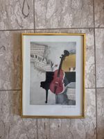 Künstlerdruck "Musik" von Rosina Wachtmeister, gerahmt