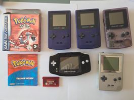 Riesiges Game Boy Retro Konvolut! 5 Konsolen & 22 Spiele