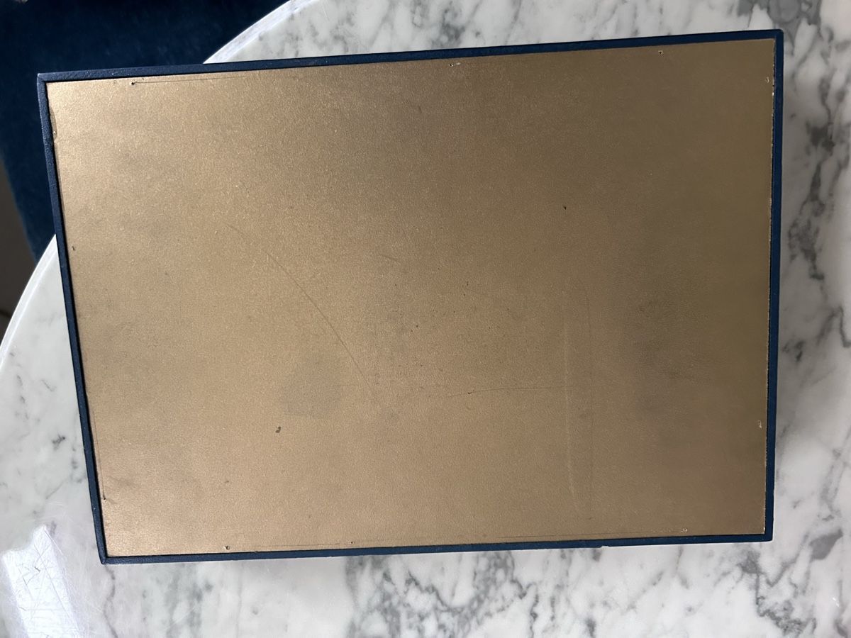 Piatti di portata: Blue and gold serving tray with stars, rustic style – Usato da Biel/Bienne venduto da zit_v5yc 4