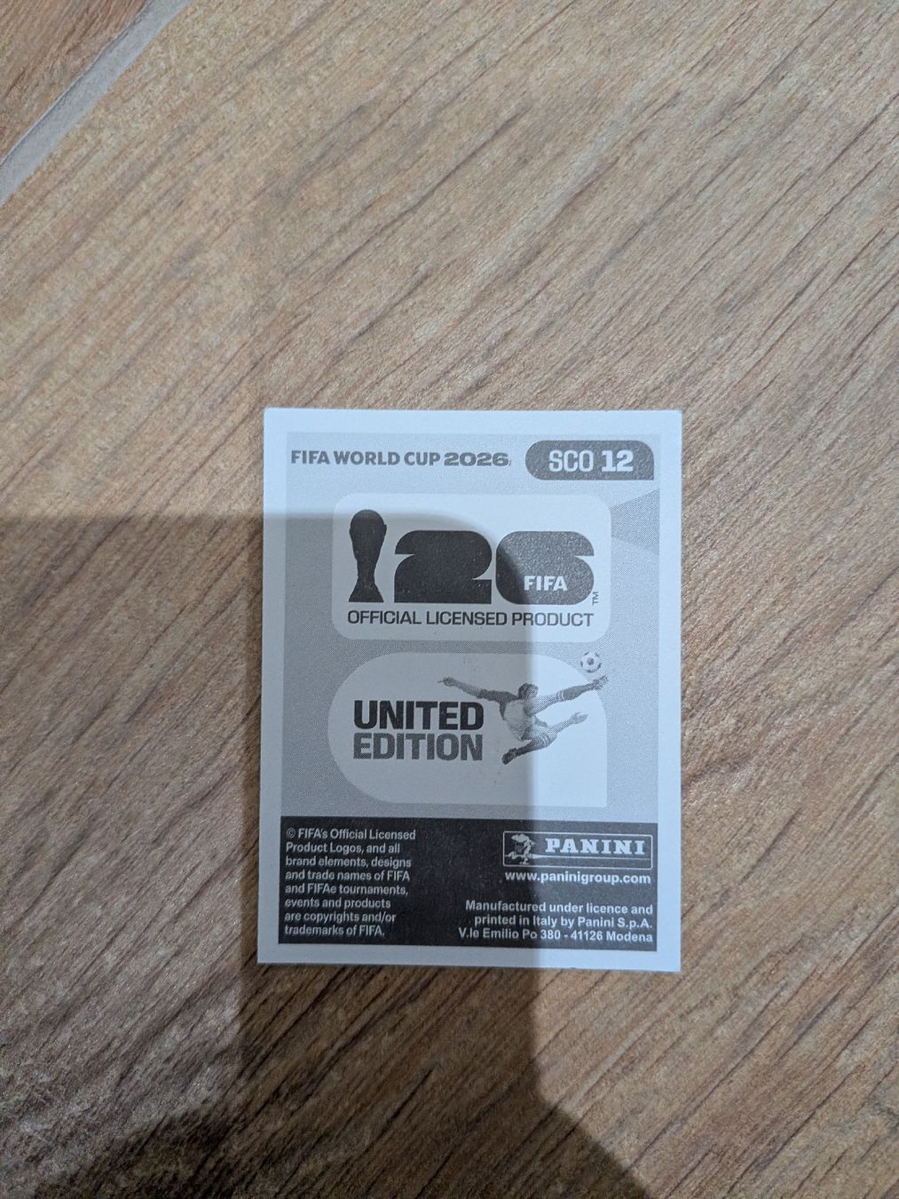 Panini Carte collezionabili: Panini Bild SCO 12 – Usato da Eschenbach SG venduto da SanFranciscoCalifornia 1
