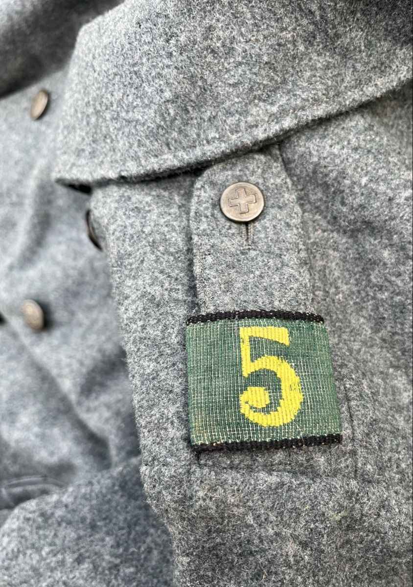 Schweizer Armee Uniformi: Capote/ Kaputt Armée Suisse 1941 WW2 – Usato da Bellevue venduto da Belafer 6