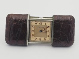 Movado Ermeto Reiseuhr Taschenuhr Vintage mit Originalbox