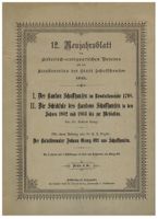 Kanton Schaffhausen im Revolutionsjahr 1798