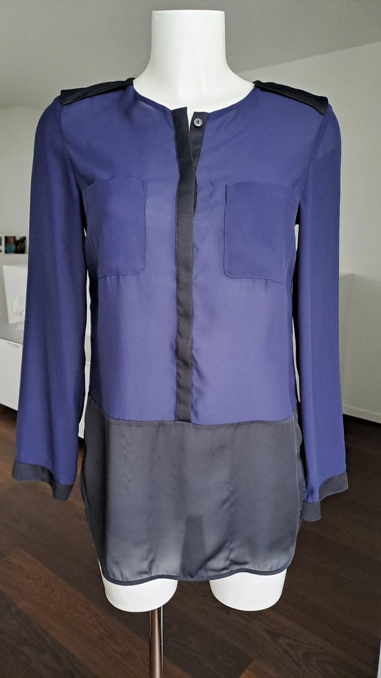 Camicette: Elegante Damenbluse "Eyecatcher" Gr. S/36 - nightblue – Nuovo (secondo la descrizione) da Horgen venduto da Carambel