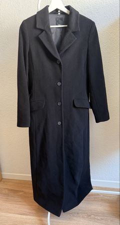 Manteau noir laine Best Connection, t.36/S