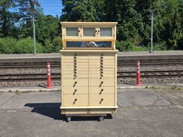 Apothekerschrank - viele Schubladen, Glas - Ref. 06/05