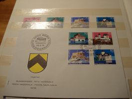 Pro Patria 1978, FDC + Satz gestempelt