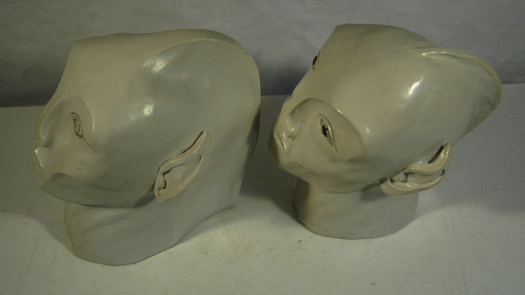 Skulpturen & Statuen: Skulptur 2 Köpfe einer signiert – Gebraucht aus Herisau von Wisen 5