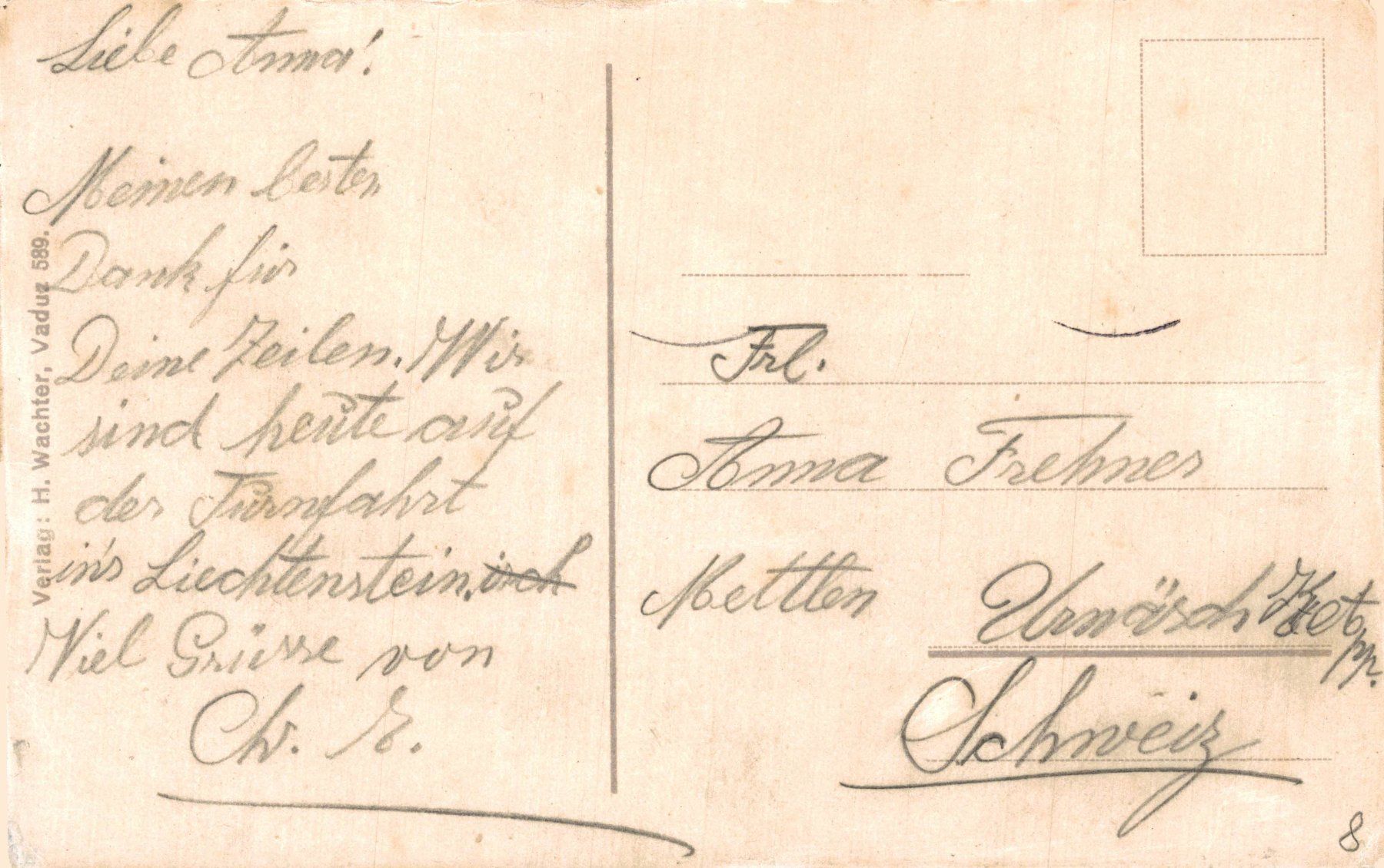 Cartes postales: Vaduz (Liechtenstein) – D'occasion à Bronschhofen par Astore 1