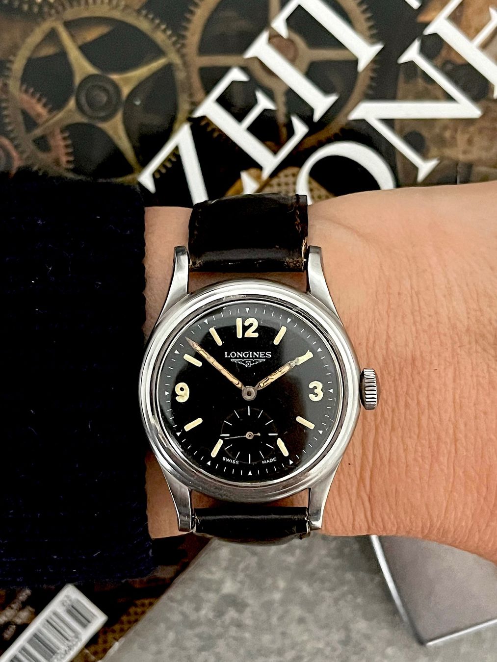 Longines Montres: 1940s Longines`SEI TACCHE` - Military – D'occasion à Zürich par GentsStuff 3