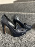 NAVY BOOT Plateau High heels in Lackleder LP: 289.-
