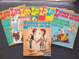 8 Magazines Lucky Luke: Mensuel international des Copains.